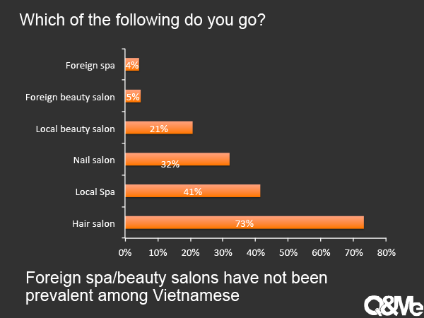 Survey on Vietnamese usage of beauty services