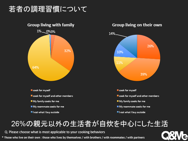 ベトナム人独身男女の調理習慣